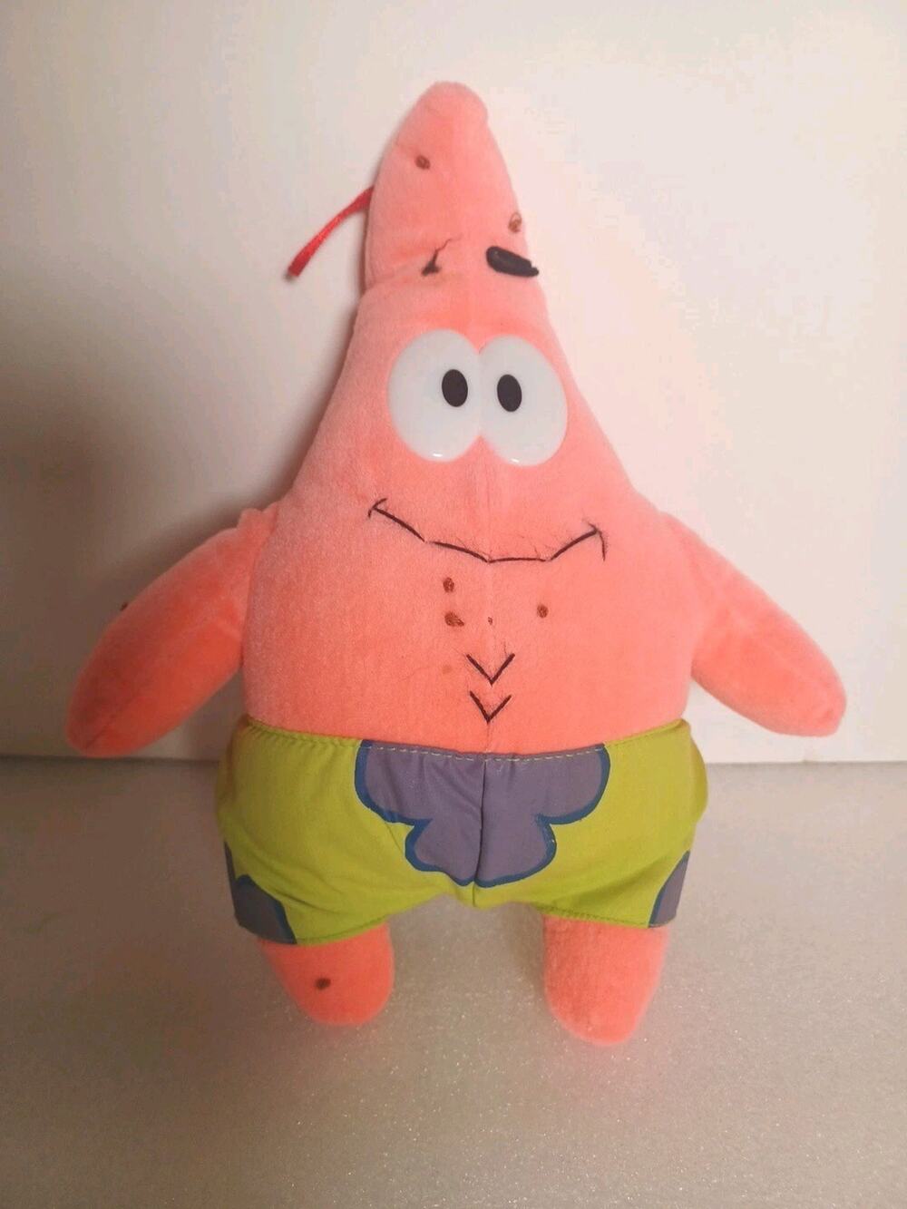 Vintage Nanco Patrick Star SpongeBob SquarePants 12 Inch Plush Stuffed Toy 2002